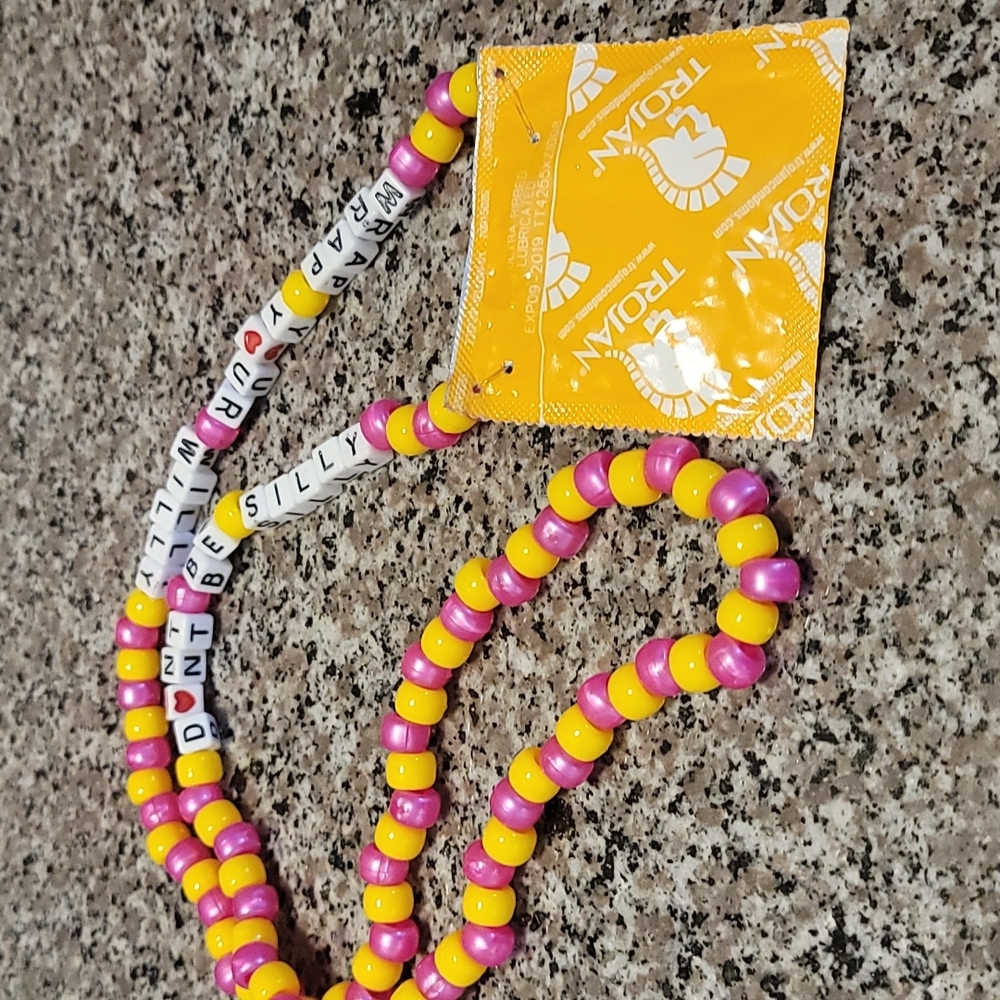Kandi rave necklace